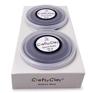 BLACK Air Dry Art Clay - CraftyClay