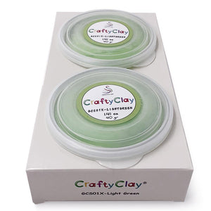 LIGHT GREEN Air Dry Art Clay - CraftyClay
