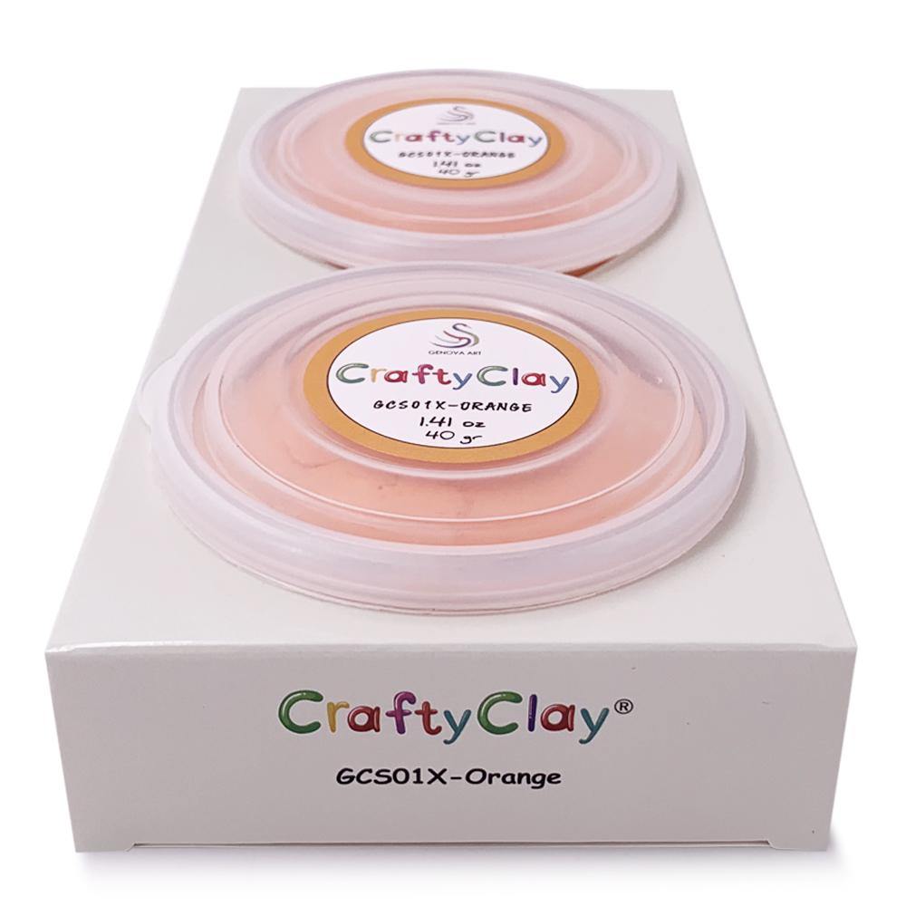 ORANGE Air Dry Clay - CraftyClay