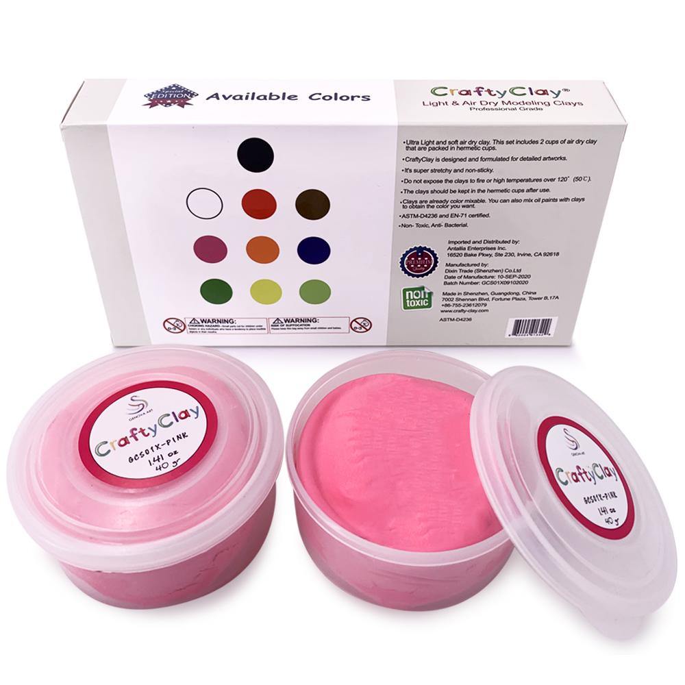Pink Air Dry Modeling Clay