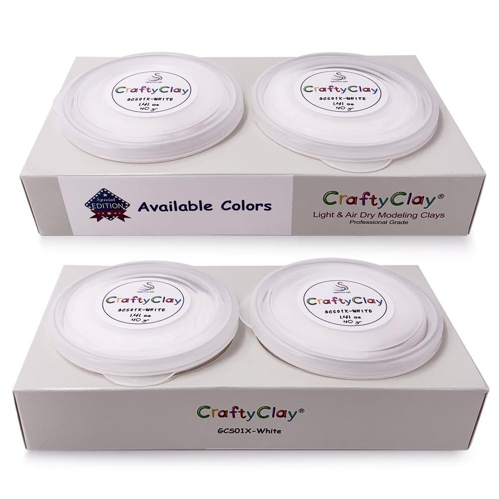 WHITE Air Dry Art Clay - CraftyClay
